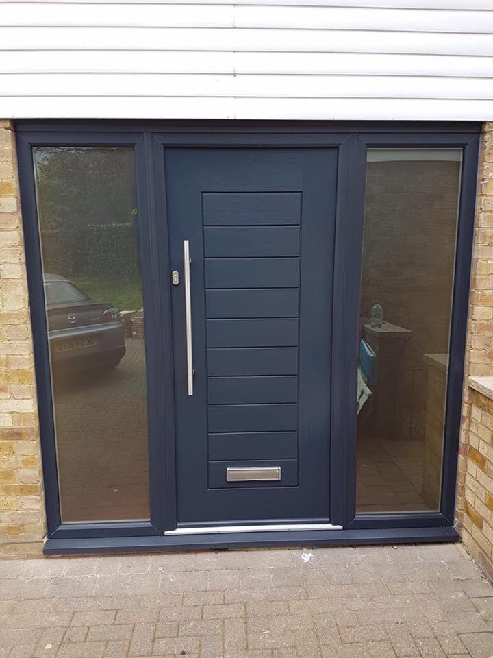 Generation3535's tweet photo. Grey Composite Entrance Door. https://t.co/jInPmrzRTo