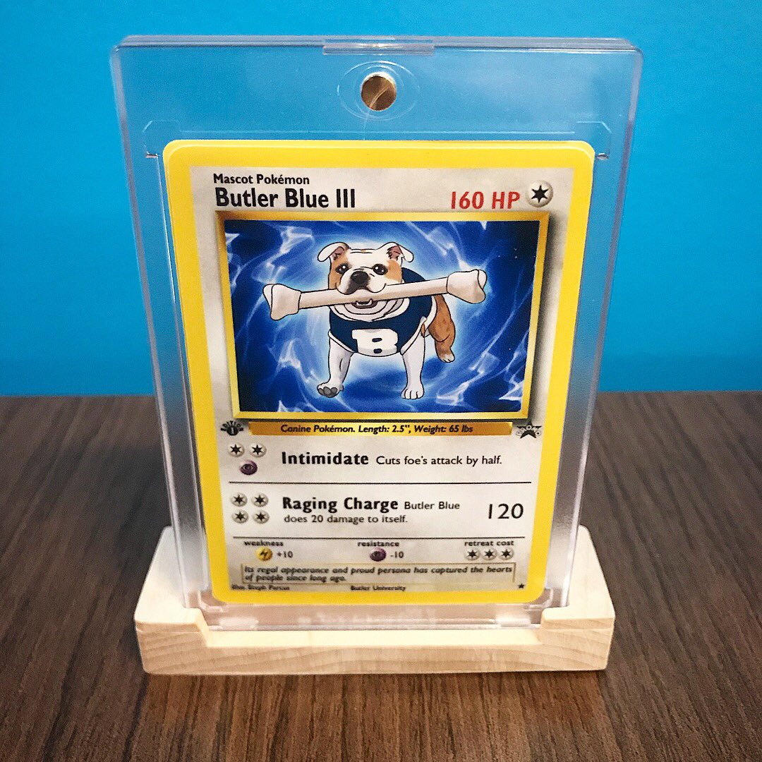 Gotta catch 'em all! Thx to #StephanieParcus, I now have my own #Pokemon  card! Get one for your pet or aspiring trainer from her @Etsy store:  https://t.co/a3VFuplkEl And thx to @HardwoodHits for