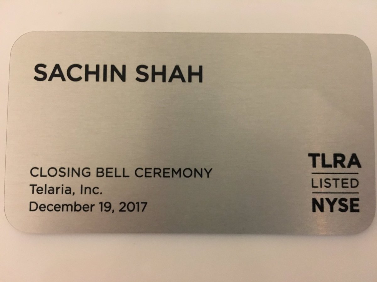 sps200's tweet photo. #NYSE #ClosingBell #Telaria #TLRA https://t.co/w7p6cnlGXY