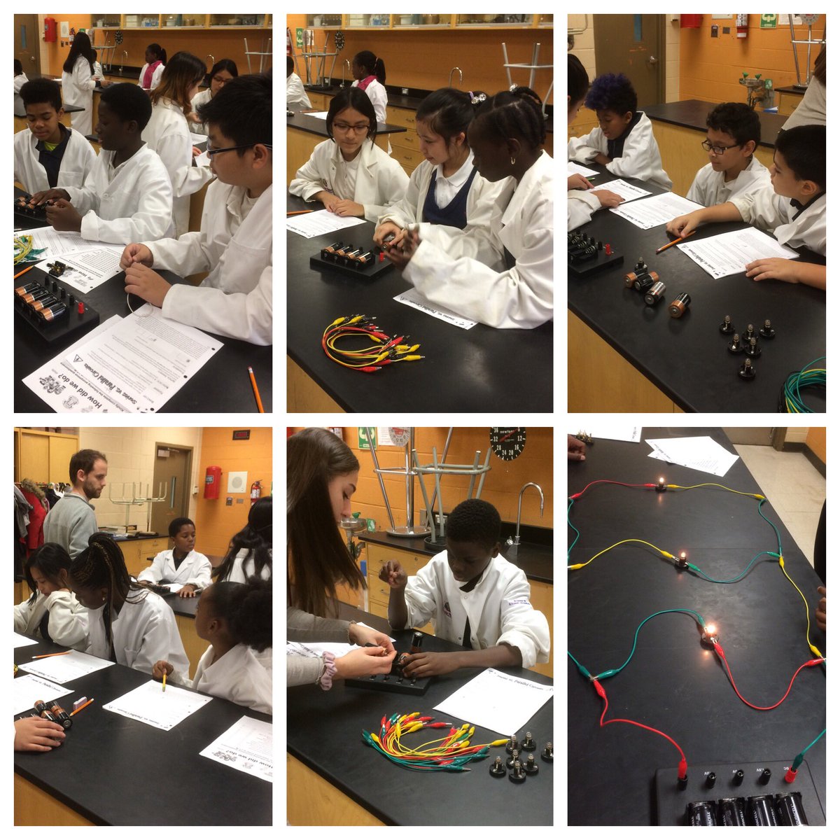 Thanks <a href="/JCMWolfPack/">McGuigan</a> for helping our gr 6s learn about circuits.  They said it was electric! ⚡️