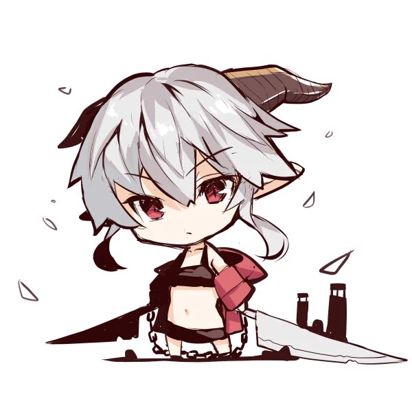 #深夜のひっそり落書き今日はネタが思いつかなかったので角子さん2のSDです。格闘モーションとかSDで作りたいですね。色紙に水彩絵の具で塗ろうとしたら水吸いすぎて断念!上手い人だと出来ちゃうんでしょうけどね。アナログは紙と画材の相性も有るんだなあー難しいOrz 