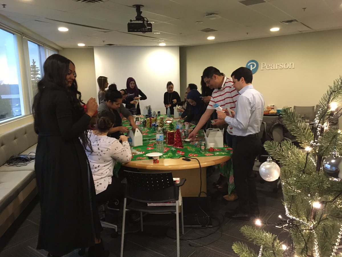 RASumner's tweet photo. .@PearsonNorthAm #Embanet #BU9 team proud supporters of @Habitat_org #HabitatSweetHome Annual Gingerbread Build! Wonderful way to celebrate the Holidays together and support our #community! #HappyHolidays https://t.co/ZQG72yUndA