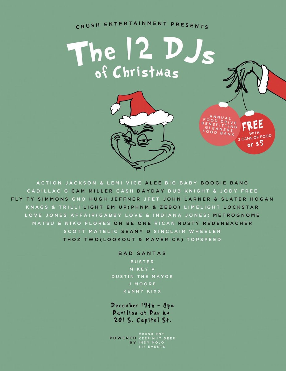 LightEmUp312's tweet photo. Indianapolis tonight! 2 canned foods gets you through the door. ❤️ https://t.co/XNysbGLjyc