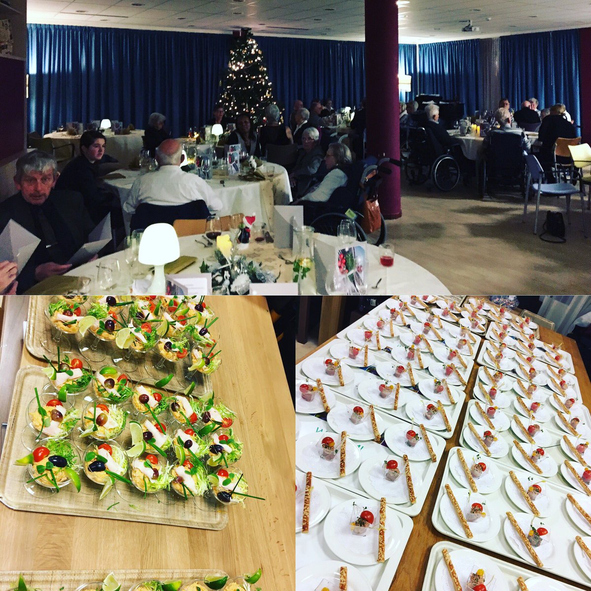 BaasBraun's tweet photo. Wat een mooi #kerstfeest. Vijf avonden, 100 couverts per avond. #vvt #verpleeghuis #wzh #rustoord #trots wat een inzet van onze #vrijwilligers en #collega's #ouderen https://t.co/ylTPKOdq6R