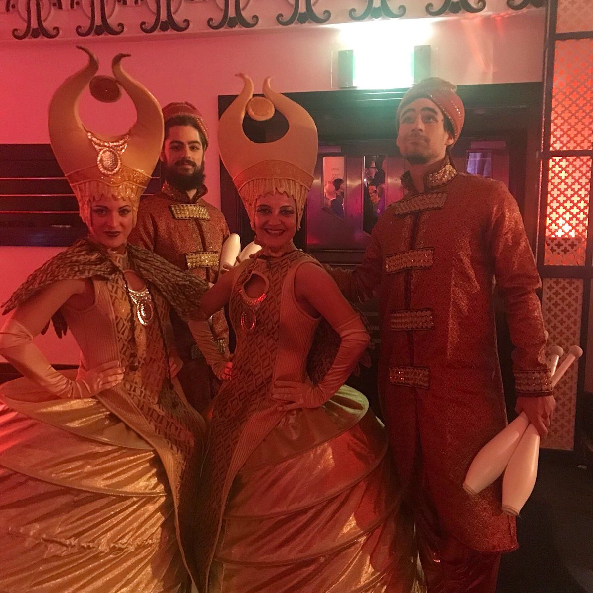 AthenaLeicester's tweet photo. Tonight's Christmas Party guests received a warm welcome this evening #ChristmasParty #firenights #athenaleicester ๐ฅ https://t.co/YwlMihkDtA