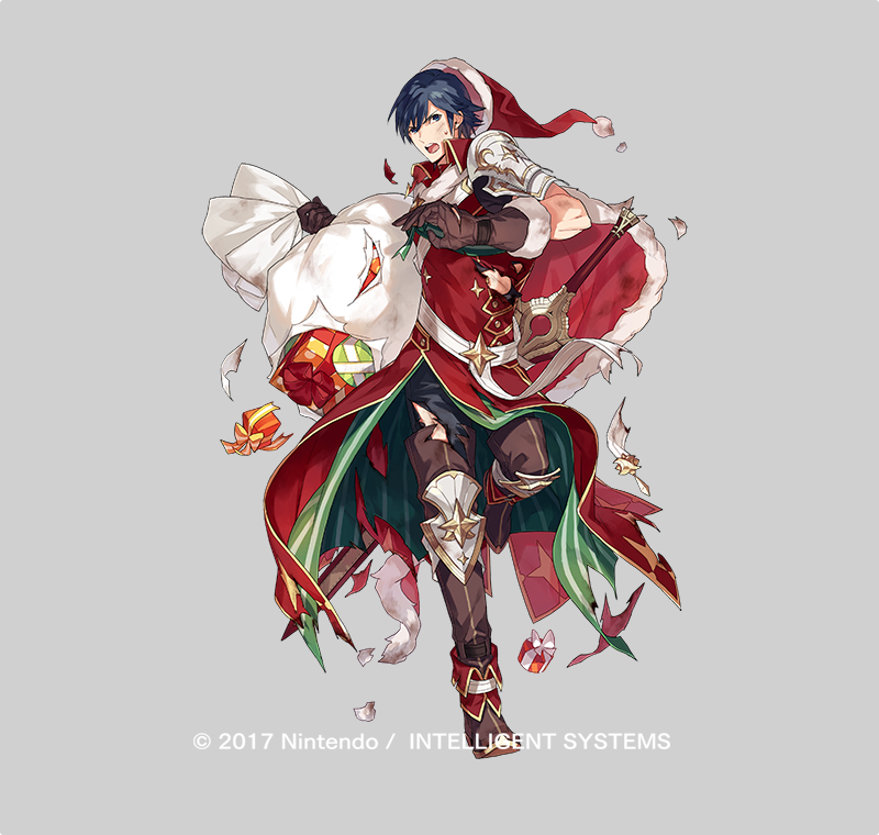 クロム(FE覚醒) 「こんな時間ですが…
スマートフォンゲーム「ファイアーエムブレム ヒーローズ」にて」|えびらのイラスト
