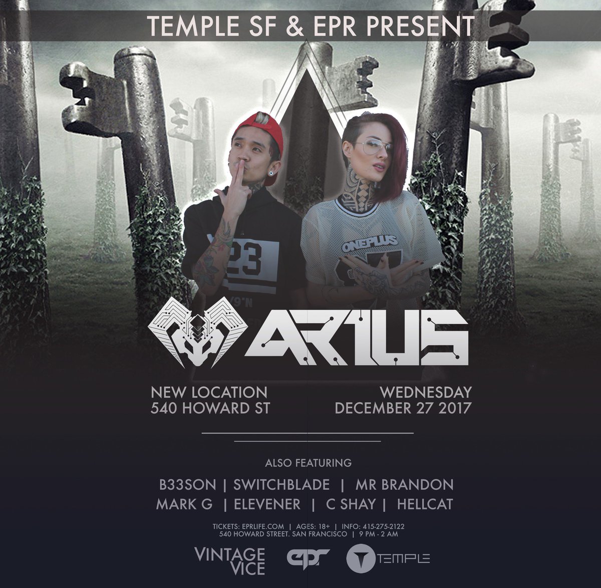 We're at <a href="/Temple_SF/">Temple San Francisco</a> next Wednesday with <a href="/Arius/">arius</a>! Get down with us in the spaceship while your ears enjoy the amazing VOID sound system.