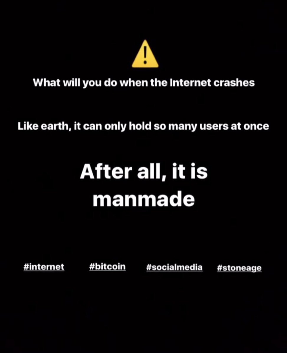 PSA #internet #bitcoin #socialmedia #stoneage #staywoke #think