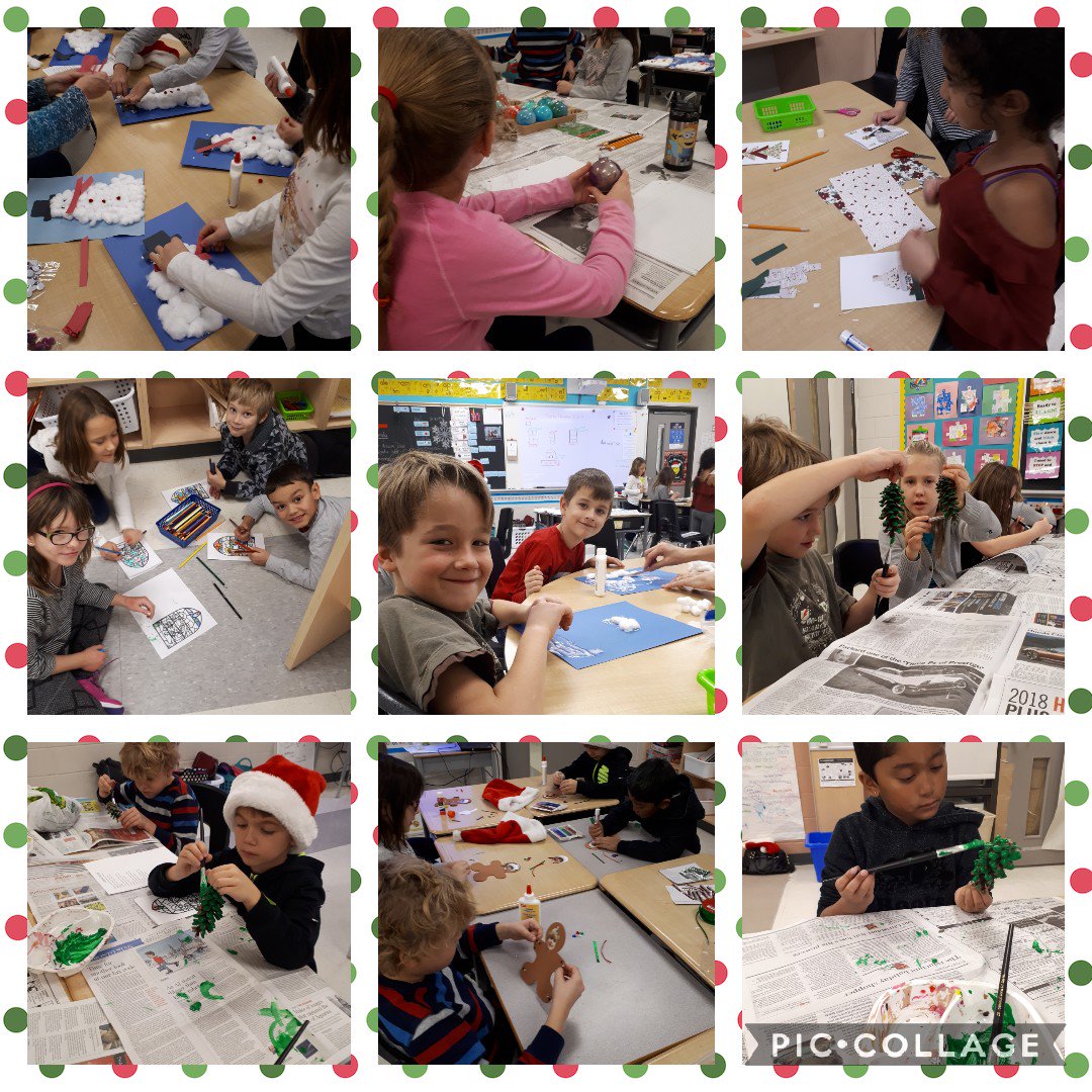 MsHarrington44's tweet photo. 12 Days of Christmas continues with Christmas Craft Day @IgnatiusHawks #grade2crew #christmascountdown #creativekids https://t.co/OespK7rAIz
