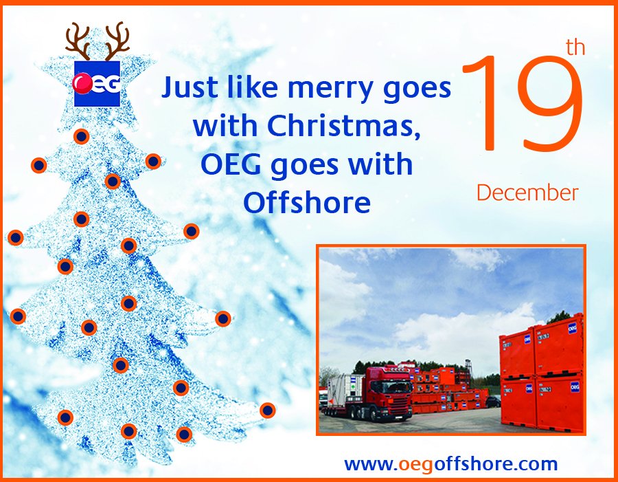 OEG_EnergyGroup's tweet photo. #merrychristmas2017 #OEG #CCU #dnv271 #rental #sale #offshore #global #oilfieldsupplier #oilandgas #OEGadvent https://t.co/Emp3fKsVTu