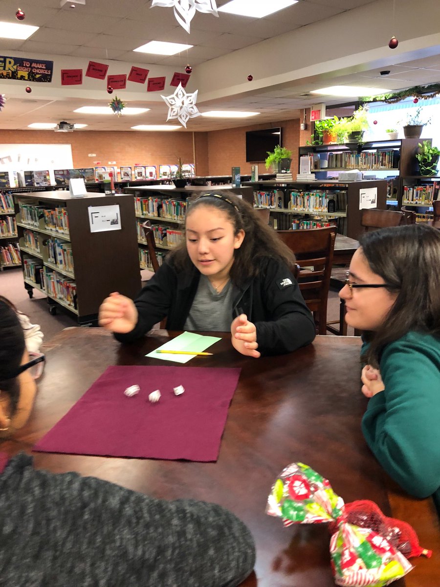 robinwolfe's tweet photo. WES PROGRESSIVE PARTY #wes56 #cpsreds Bunko in the library https://t.co/P26cJjlnKA
