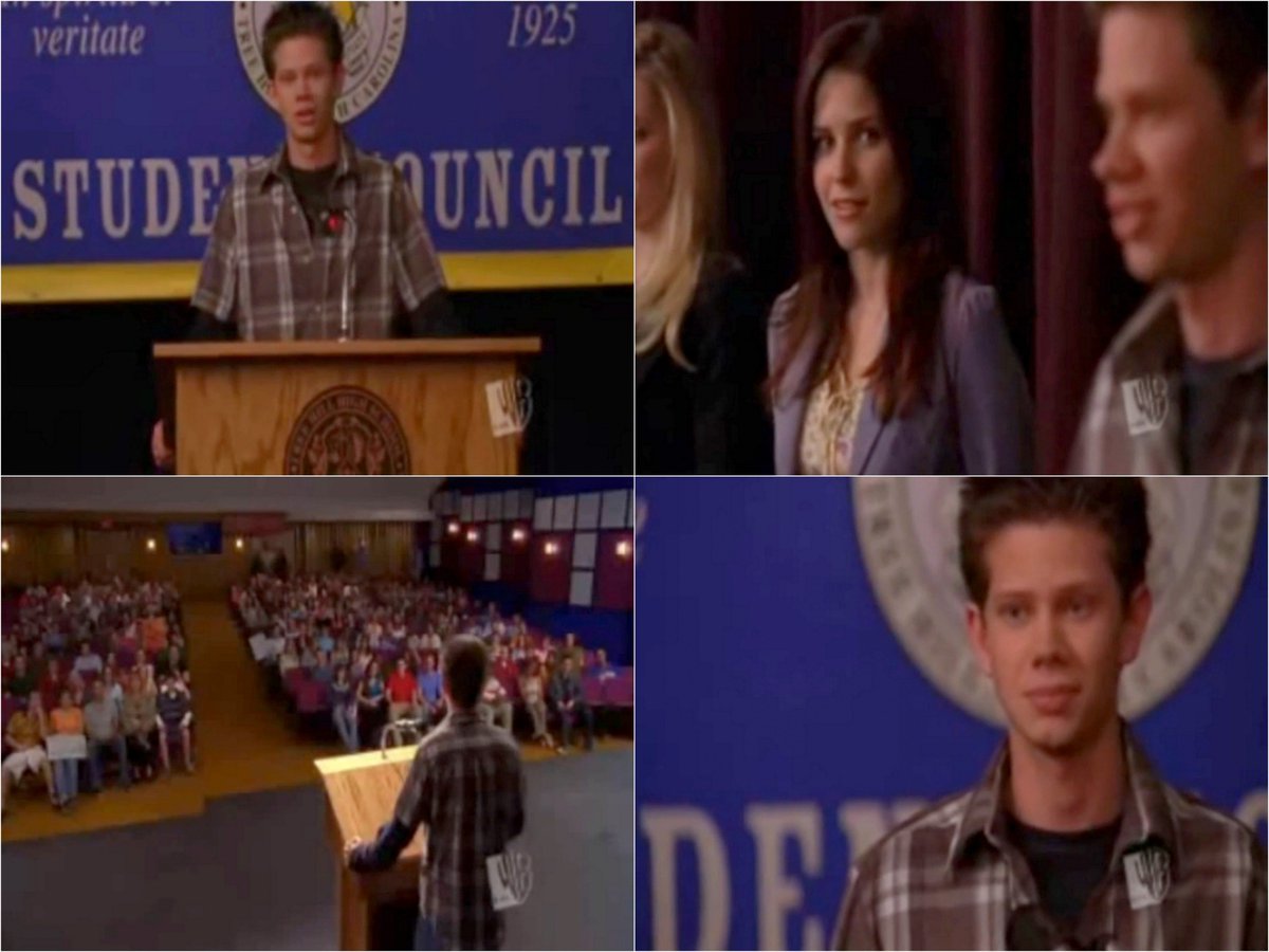 AboutOTH's tweet photo. "Brooke Davis é minha amiga, mas esse não é o motivo pelo qual eu vou votar nela. Eu vou votar por causa de seu coração, seu espírito e pelo fato de que ela é a melhor pessoa para assumir este cargo." https://t.co/utqKi0qSy8