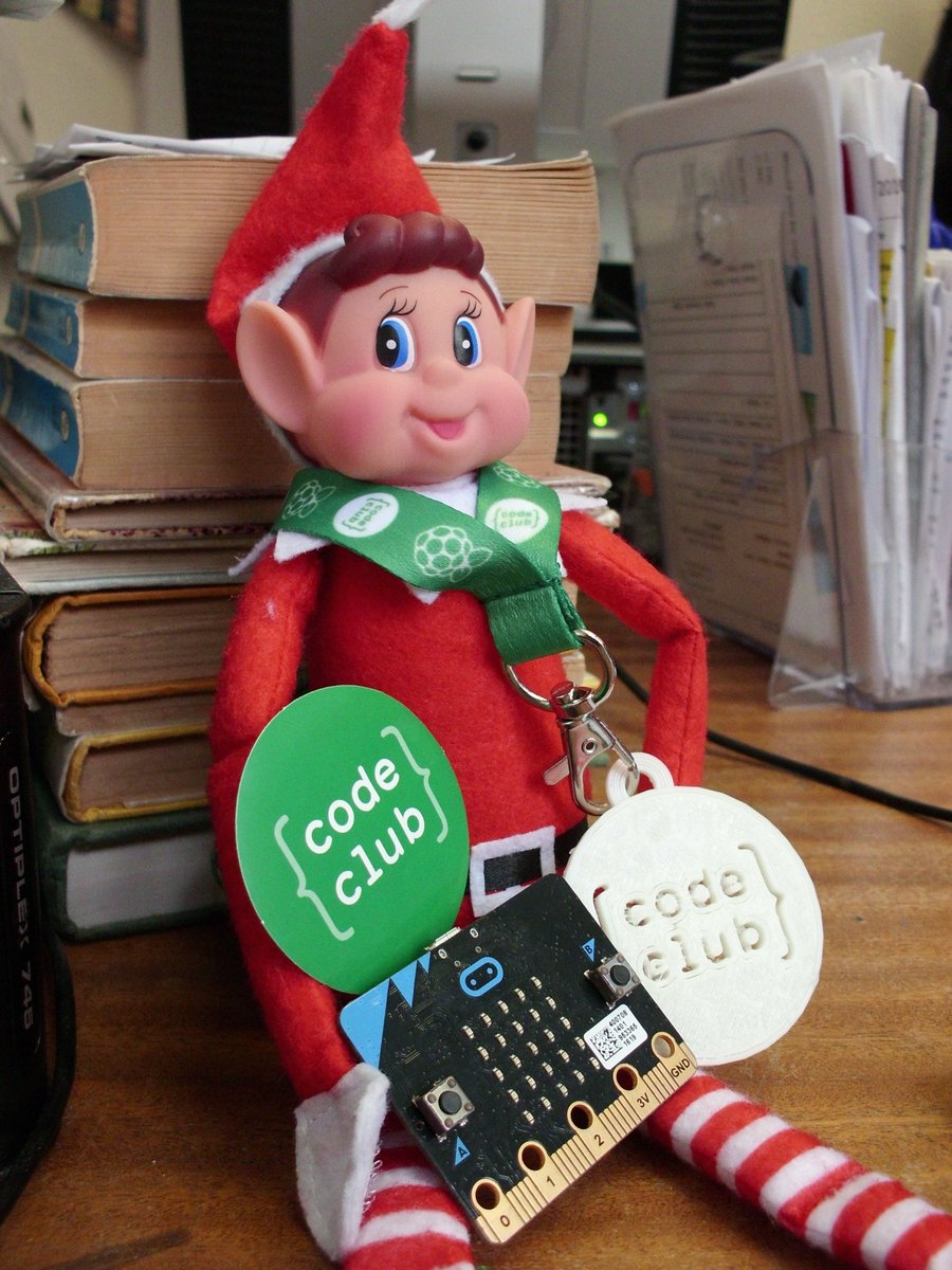 cwaclibraries's tweet photo. It looks like #ElfontheShelf has been to Northwich Library's code club ceremony. There's more clubs planned for the New Year, in quite a few of our libraries, so don't forget to ask when you're next in #coding https://t.co/1LmUxhQzmk #DigiLibraries https://t.co/B0y99N1Ba2