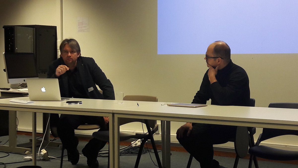 geopatriarche's tweet photo. Two great presentations and one great discussion time - thanks to Michal Izak and @Jan_Zienkowski for an inspiring @LITMEatWORK  session! #litmeatwork https://t.co/2l93CjCXiK