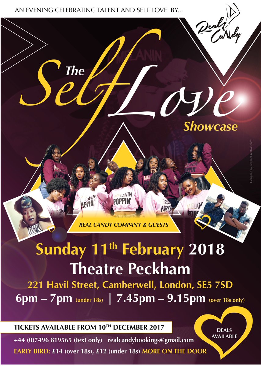 le_anne_dancer's tweet photo. I will be performing with Real Candy Company and guests on 11th Feb 2018 at Theatre Peckham. Tickets on sale now! #dance #singing #performance #selflove #RealCandy #melaninpoppin #tap #hiphop #contemporary #dancers #passion #Le_anne_Dancer https://t.co/G5sdVFW3ZO