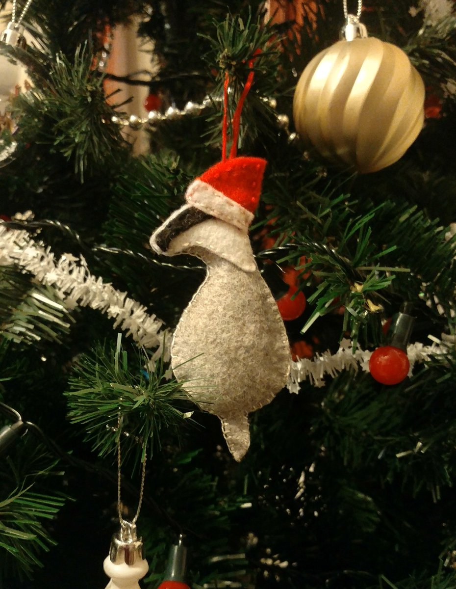 Scottish Badgers on Twitter: "Nothing says Christmas like some festive badger tree decorations...… "