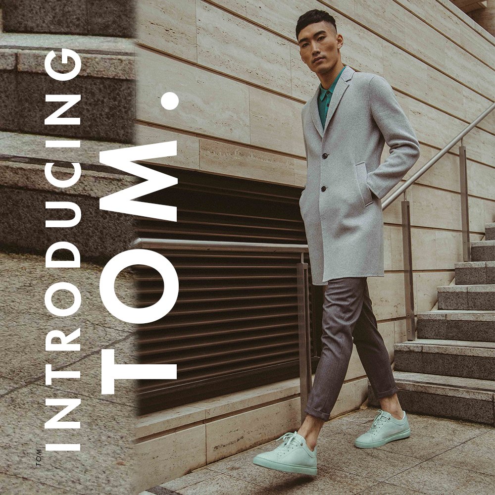 Tom sneaker has arrived, a fresh versatile style with big smart casual credentials.