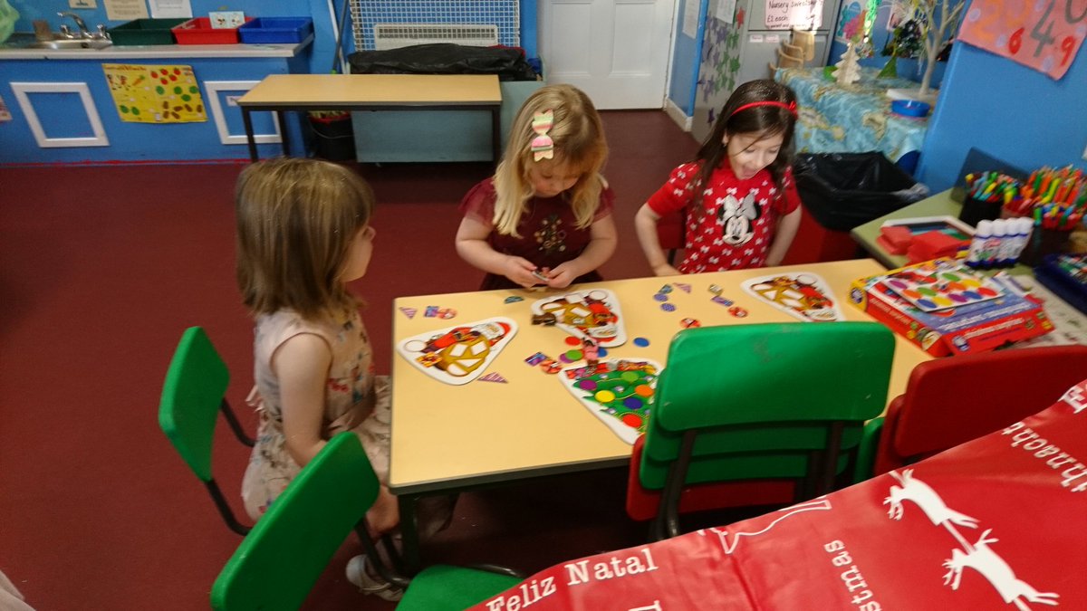 AberlourNursery's tweet photo. It may have been party day but we still had time for a wee game, set up the nativity scene and have a chat! Tartan shirts for boys seems to be the in thing this year! #partytime #lookinggood #lotsofsparkle https://t.co/E5VURVzrkO