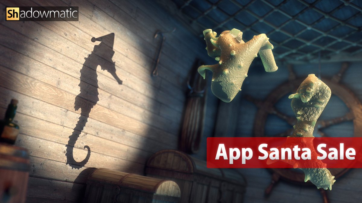 ShadowmaticGame's tweet image. #Shadowatic and many other award-winning great indie apps are up to 80% off for a limited time on the @AppStore as part of @AppSanta. And guess what? A portion of the proceeds go to @AppCamp4Girls this year. appsanta.co