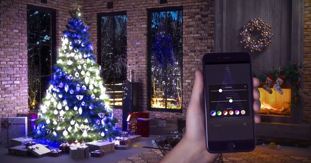 brittanybliu's tweet photo. Never be frustrated with your lights again! The Twinkly app gives you total light control over your tree. #SmartLights https://t.co/aFLpP2C6NZ https://t.co/Us8thLUh5J