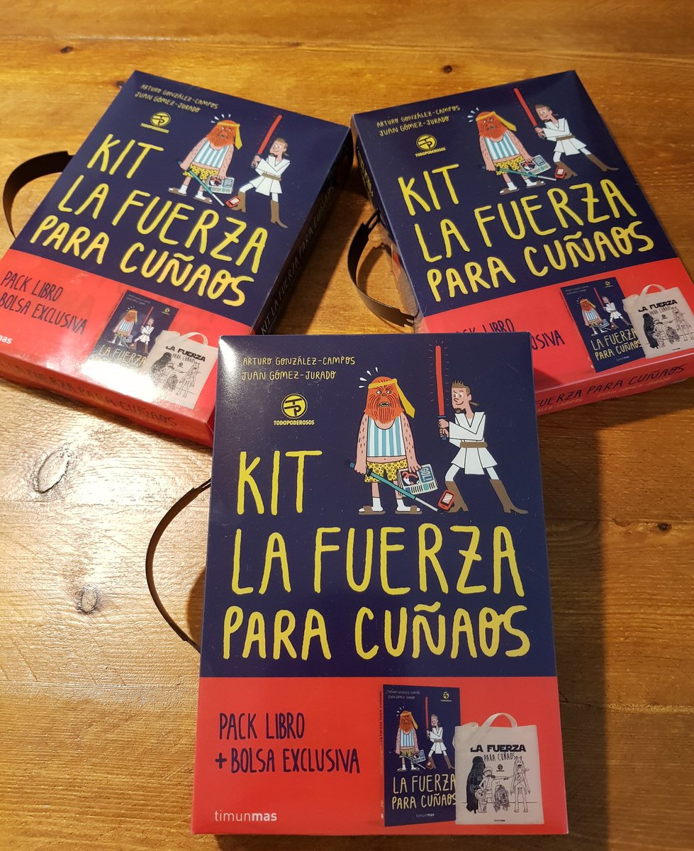 todopoderosos's tweet photo. ¿Quieres ganar uno de estos tres kits de #LaFuerzaParaCuñaos (libro + bolsa)? Pues sigue a @TPoderosos, haz RT a este tuit y contéstanos diciendo tu obra favorita de Roald Dahl utilizando el HT #TPDahl ¡¡Solo hasta las 21:00 hrs!!
(Lo sentimos mucho, en la bolsa sale Jar Jar) https://t.co/yvkwbU8VnI