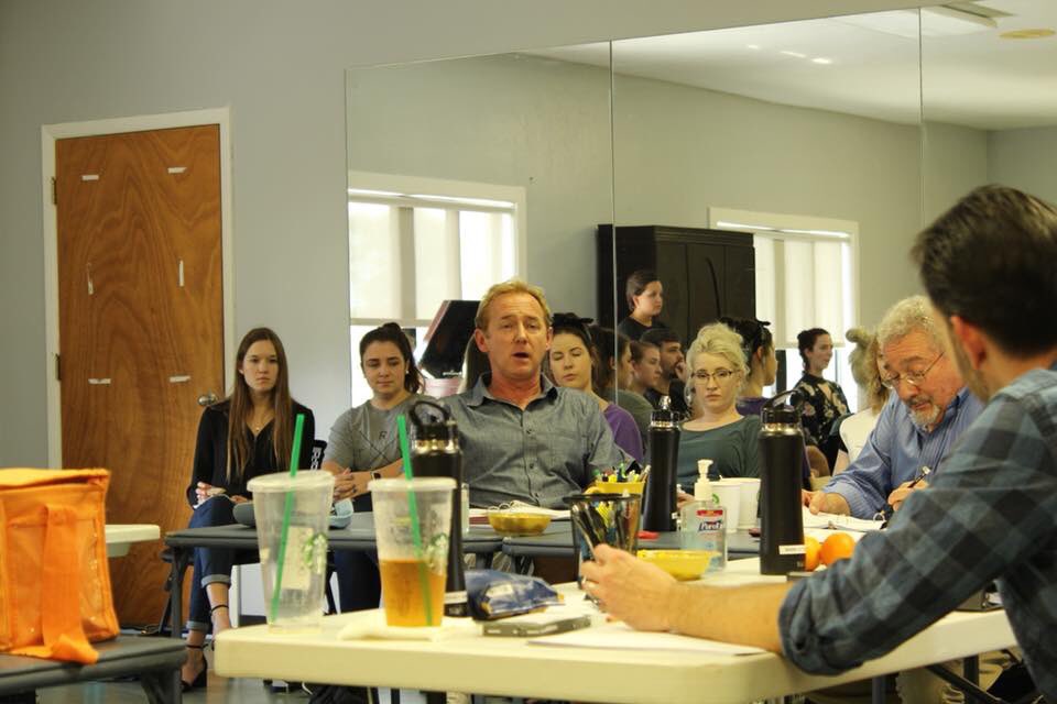 GulfshorePlay's tweet photo. The cast of The Price had their first read through today! The Gulfshore Playhouse staff had the opportunity to listen in on this emotional family drama. Tickets are on sale now at https://t.co/w0QM2XBWIs #GPThePrice https://t.co/VXdTjrzU3l