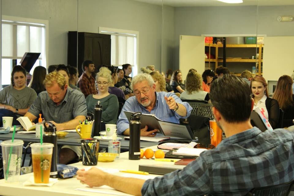 GulfshorePlay's tweet photo. The cast of The Price had their first read through today! The Gulfshore Playhouse staff had the opportunity to listen in on this emotional family drama. Tickets are on sale now at https://t.co/w0QM2XBWIs #GPThePrice https://t.co/VXdTjrzU3l