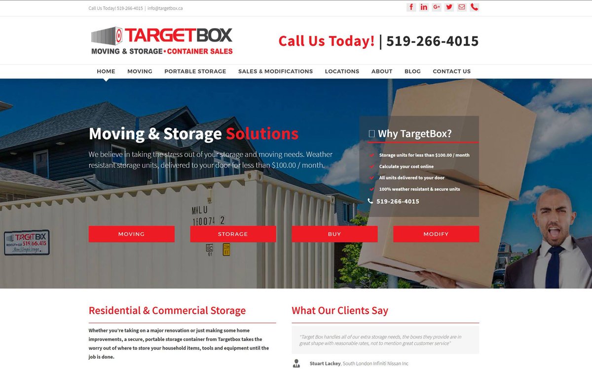 TargetBoxCA's tweet photo. Excited to announce that our new website is online! Check it out at https://t.co/tT8JEHMPVn. Let us know in the comments what you think! Webdesign: Albertus Photo & Design. #2017milestone #newwebsite #localstoragesolutions https://t.co/MXJKt2Nyl5