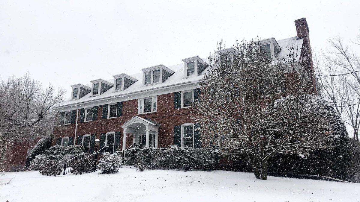 UMassKKG's tweet photo. Walking in a winter Kappaland ❄️ https://t.co/QHjbng9OmG