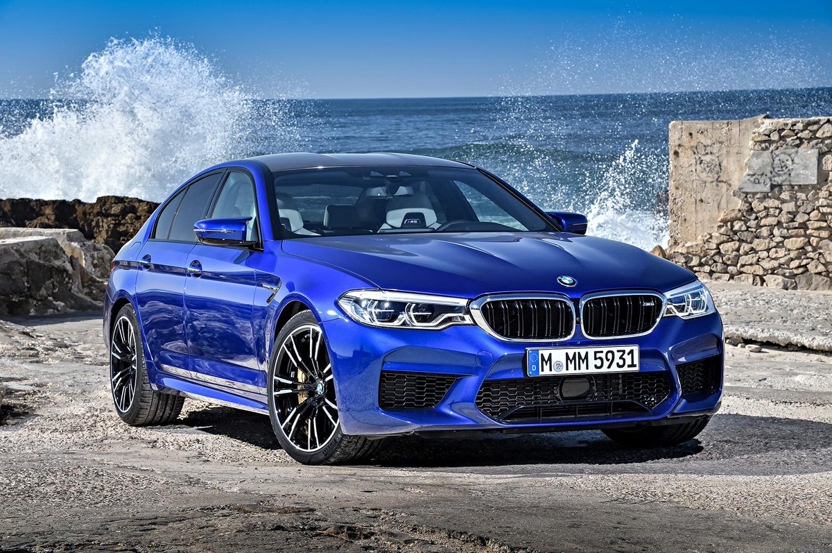 MotorTrend's tweet photo. There was a time when the alpha-numeric “M5” held transcendental place in our automotive consciousness and struck fear in the hearts of AMG drivers. https://t.co/ONSUFECihD https://t.co/tyFifl8aNW