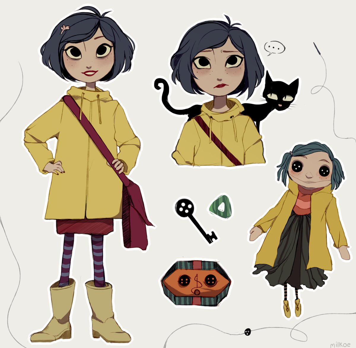 milkoes's tweet photo. Coraline 🗝️ https://t.co/vsJHGqNNs5