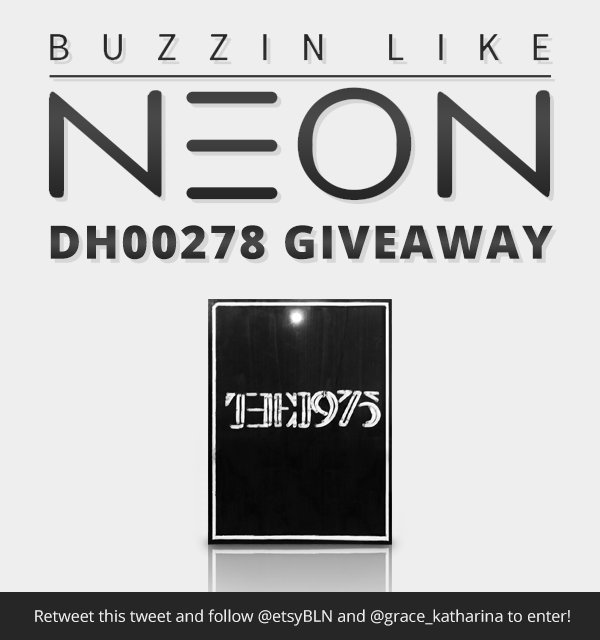 Buzzin Like Neon On Twitter Giveaway To Celebrate The Release Of The 1975 S Live Album Dh00278 Retweet And Follow Etsybln Grace Katharina One Winner Will Be Picked 31st Of December twitter