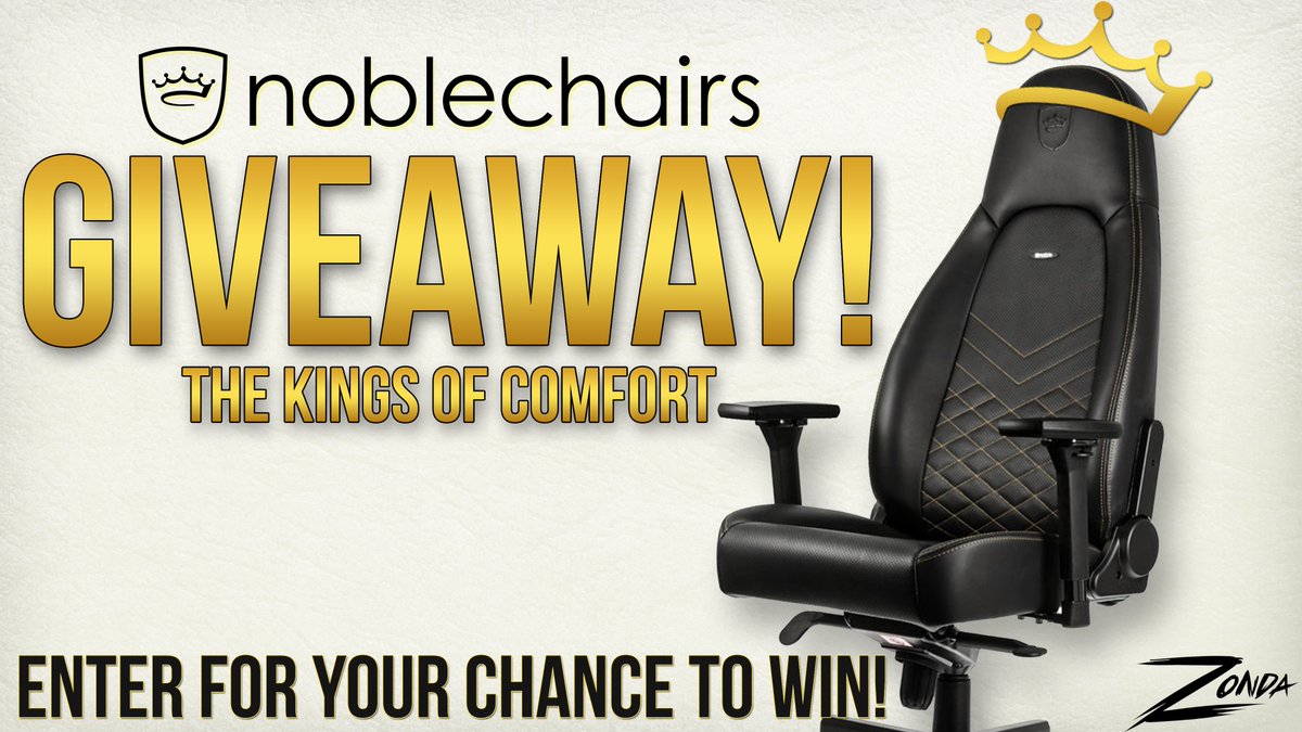 LTZONDA's tweet image. [GIVEAWAY] Win a Noble gaming chair from @noblechairs! 

All you gotta do is ReTweet &amp;amp; Enter here: gleam.io/vWrml/noble-ch… via Gleam.

#Giveaway