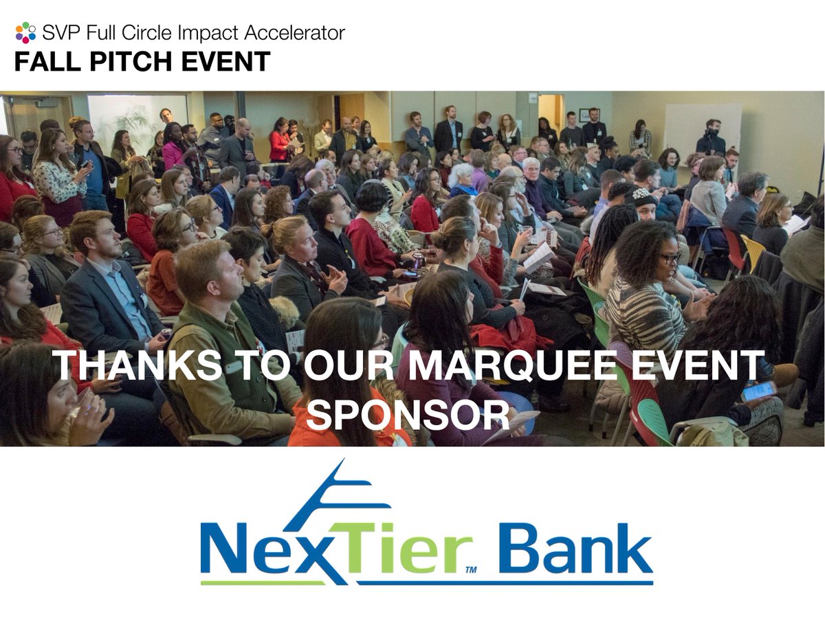 SVPPgh's tweet photo. Last week's SVP Full Circle Impact Accelerator Pitch Event was a huge success! Many thanks to our sponsors for supporting our region's most innovative nonprofits that are tackling our region's greatest challenges. Thks @UPMCHealthPlan/@UPMCnews, @NexTier, @Google &amp; many others! https://t.co/OOUqgSFM0V