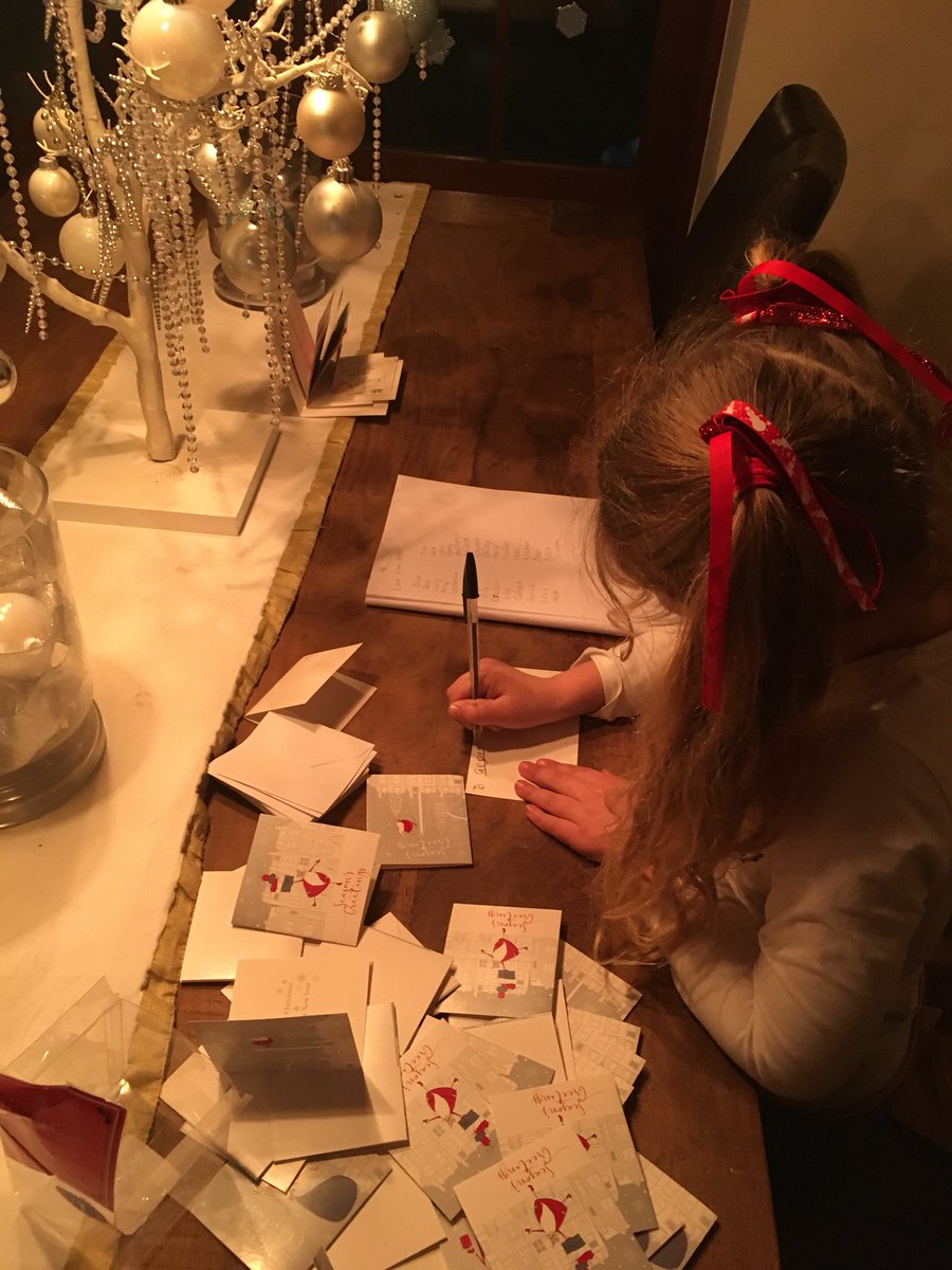 GingerbreadsH's tweet photo. Writing Xmas cards #Xmas #xmascards #ChristmasJumperDay #ChristmasCountdown https://t.co/MVz10YbrOk