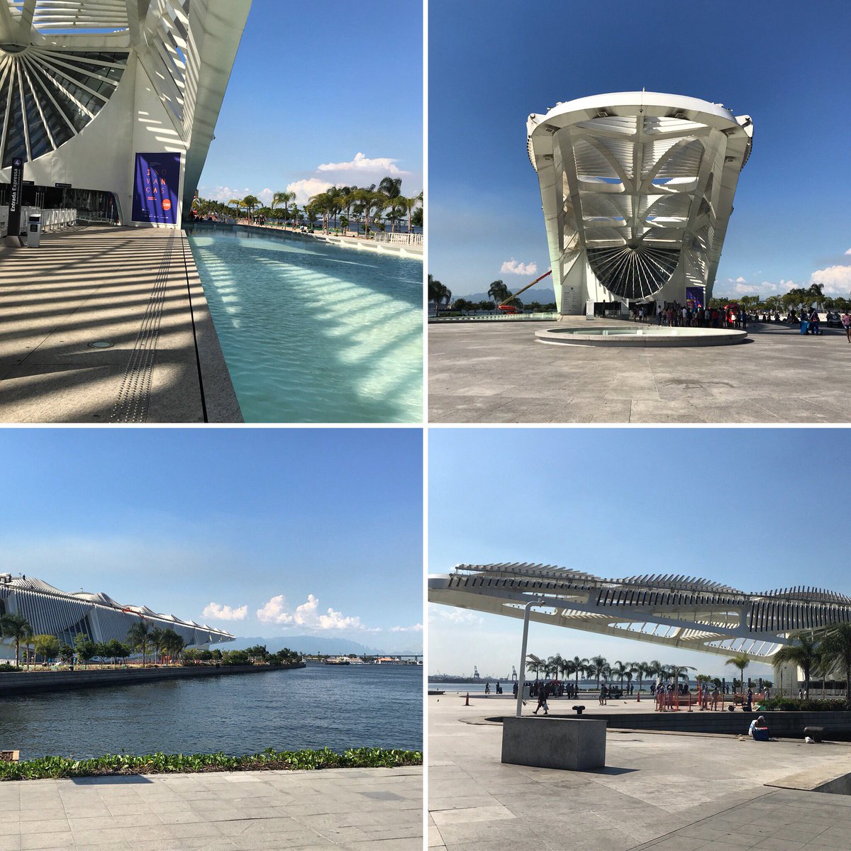 CariocaTropTour's tweet photo. Museum of Tomorrow - great museum, designed by Santiago Calatrava, and located in a great site in Rio https://t.co/5L0F7XrBJM https://t.co/nrWCziNQq5