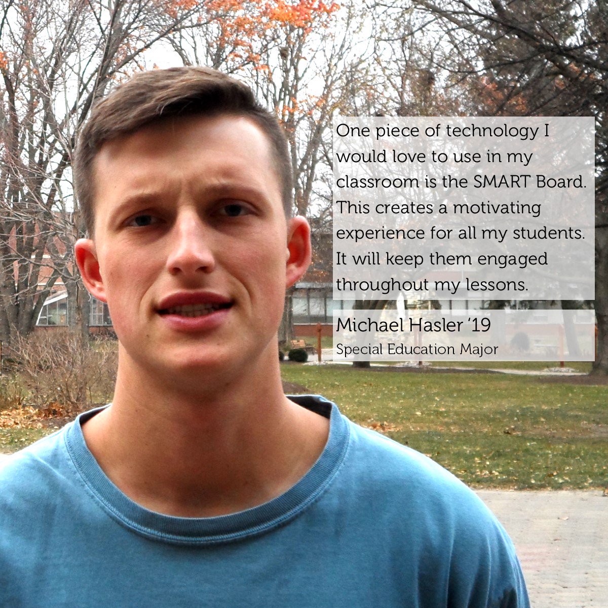 UofStFrancis's tweet photo. If you could give your favorite teacher, past or present, one thing for Christmas, what would you give? A few of our students share what they would love for their future classrooms. https://t.co/4JgiXdnKy4