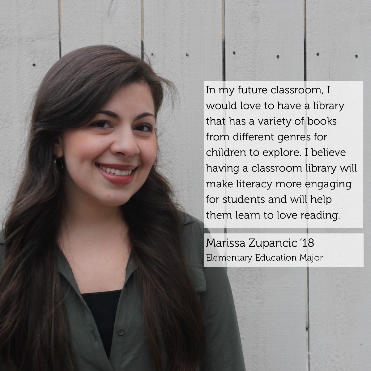 UofStFrancis's tweet photo. If you could give your favorite teacher, past or present, one thing for Christmas, what would you give? A few of our students share what they would love for their future classrooms. https://t.co/4JgiXdnKy4