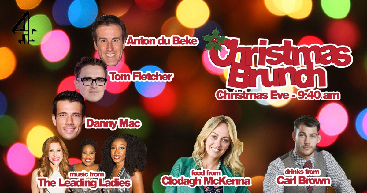 🎄🎁 Don't forget to tune in this Sunday (aka Christmas Eve!) at 9:40 with <a href="/TheAntonDuBeke/">Anton Du Beke</a>, <a href="/TomFletcher/">Tom Fletcher</a>, <a href="/dannymaconline/">Danny Mac</a>, <a href="/LeadingLadiesOf/">Leading Ladies</a>, <a href="/clodaghmckenna/">Clodagh McKenna</a>, <a href="/london_carl/">Carl Anthony Brown</a> &amp; <a href="/sdhyman/">spencer hyman</a> bringing you SO much cheer, you're going to need a lie-down! 🎄🎁