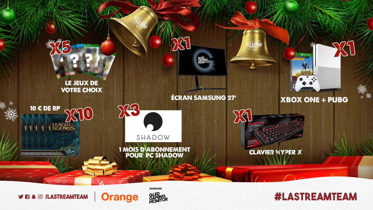 DomingoTV's tweet photo. Pour gagner l'écran @SamsungFR #QLEDGaming rien de plus simple ! Il vous suffit de tweeter tout au long de la soirée avec #NoelST ! L'un d'entre vous repartira peut-être avec ce bel écran 🎁 https://t.co/EfYV76IeVl
