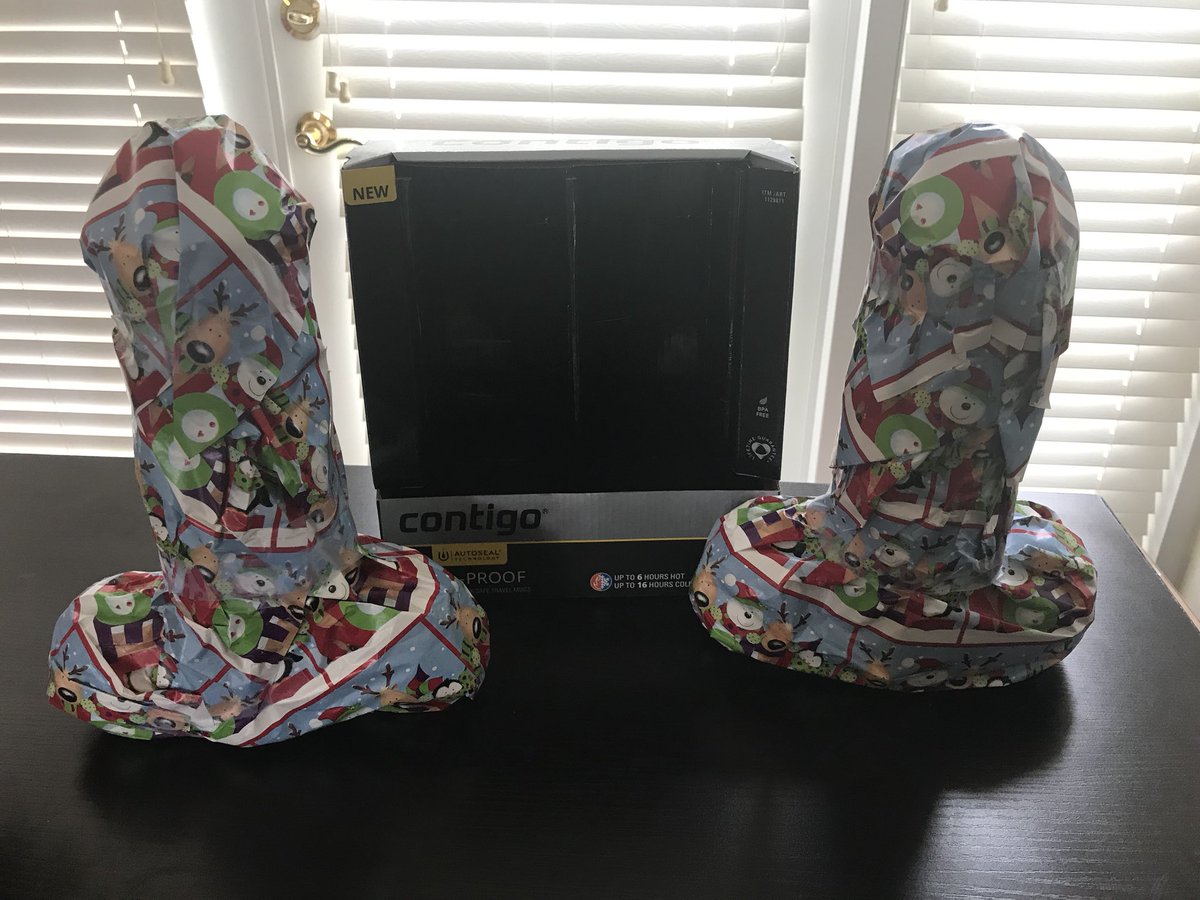 john_boyscout's tweet photo. Just wrapped my gifts for my christmas gift exchange. Hope whoever gets it likes it 🍆❤️ https://t.co/hPtGwm5QXa