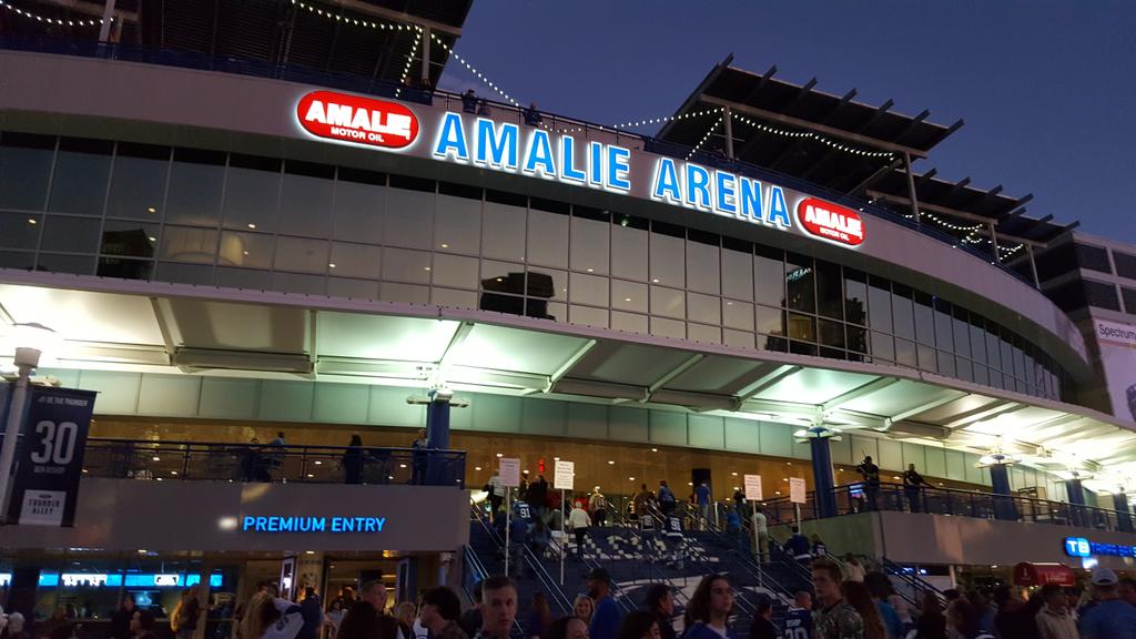 LaurzzE's tweet image. New Years Eve. First time at TBL match I am usually at @MKLightning #backasap