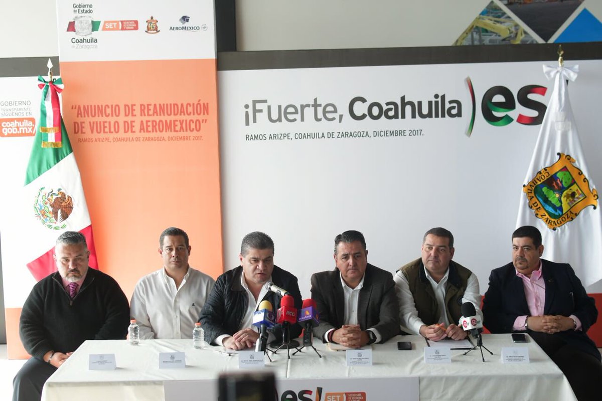 mrikelme's tweet photo. Gracias a la colaboración conjunta de Aeroméxico con el Gobierno de Coahuila, anunciamos la reanudación del vuelo #Saltillo - #CDMX, una ruta que pondrá al servicio de los coahuilenses la cercanía con la capital del país. #FuerteCoahuilaEs https://t.co/meJjgccThr