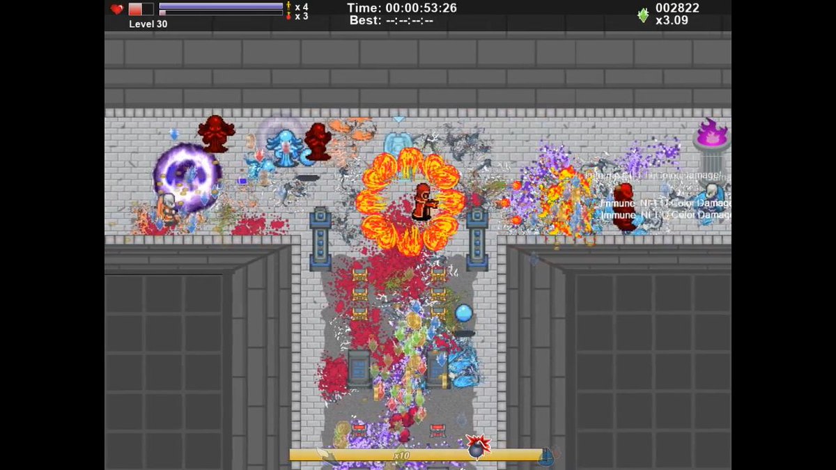 DungeonRustlers's tweet photo. The Mage &amp; Wizard had their base damage buffed in today's build. There was no way anybody was going to make it through level 40 without it! Read more about what's new in the patchnotes => https://t.co/GZ1mdib40I https://t.co/tDIX0Hi5dA
