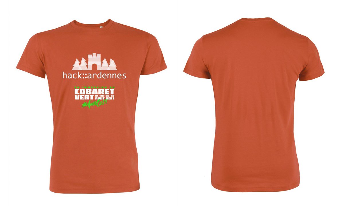 HackArdennes's tweet photo. Vous aviez aimé nos #TShirts #hackardennes et #HackCV17 au @CabaretVert ?
Vous cherchez l'idée de cadeau #geek #ardennes ?
Go : achetez nos t-shirts sur https://t.co/15oyjPNmn6 https://t.co/yBOoEStZtE