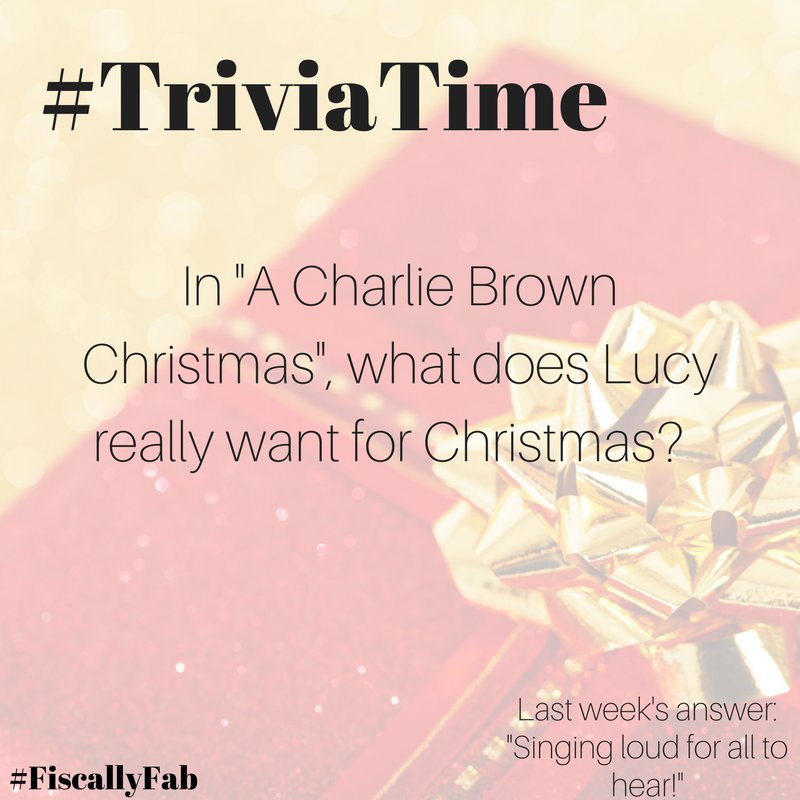 FiscallyFab's tweet photo. Christmastime is here! How well do you know Charlie Brown Christmas? https://t.co/VX6VG650v7