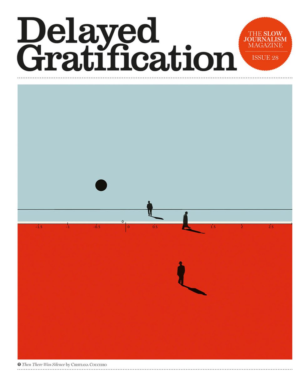 Delighted to be on the cover of <a href="/dgquarterly/">Delayed Gratification</a>, the Slow Journalism magazine. Thank you thank you!