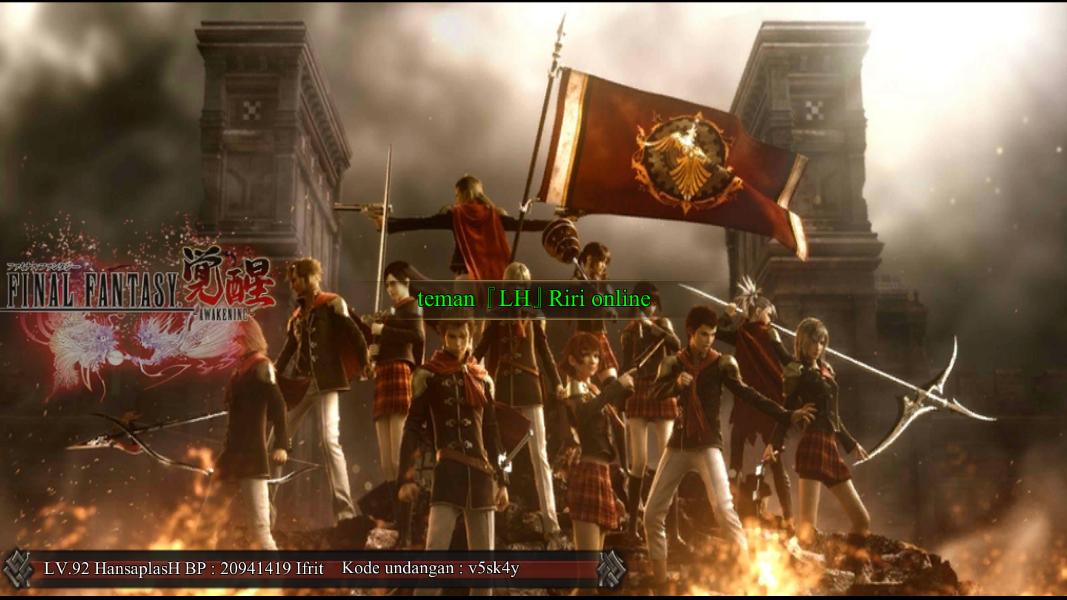 hansaplash's tweet photo. Aku lagi main FINAL FANTASY AWAKENING lho,  gabungan main yukz!  https://t.co/JW37NvIDh7 https://t.co/Q0AUA0bWac