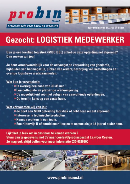 Retweeten stellen wij zeer op prijs! gezocht#logistiek medewerker