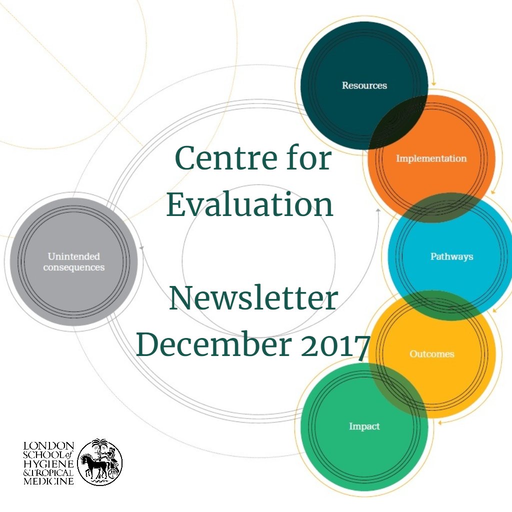 LSHTMEvaluation's tweet photo. It's been a busy term for our members: @CEDIL2017 inception papers, #timelyeval symposium, @LIDC_UK short course for development, lots of exciting new publications. Read all about it in our newsletter https://t.co/ci9vXBVV8s https://t.co/5loXCmzhWv